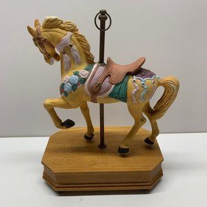 Vintage Musical Carousel Horse Summit Collection Camelot